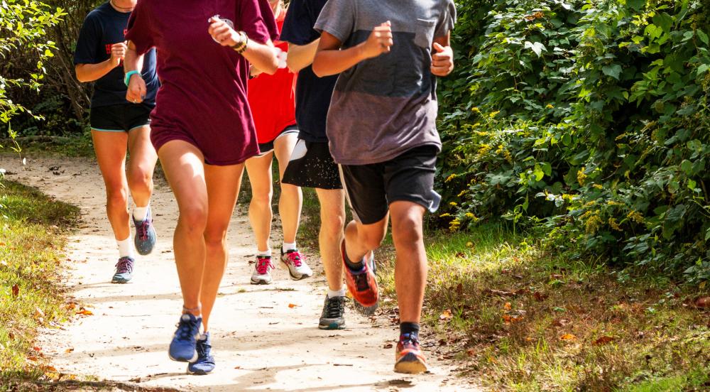 running en groupe